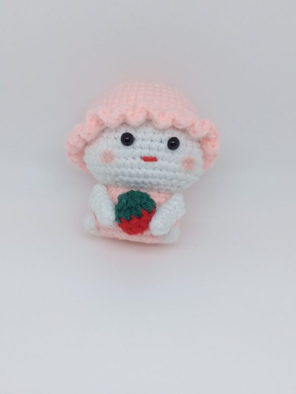 Figurine Hamster à la fraise