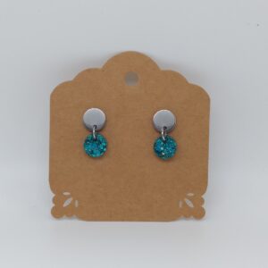 Boucle d'oreille résine mini Orion