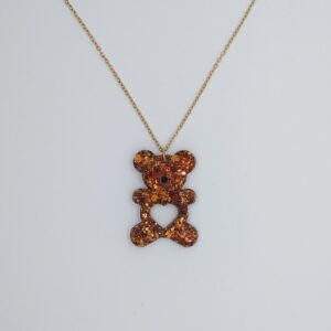 Collier ourson coeur