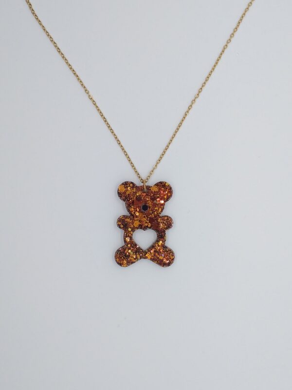 Collier ourson coeur