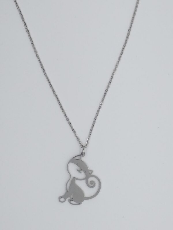 Collier Chat Assis – Image 4