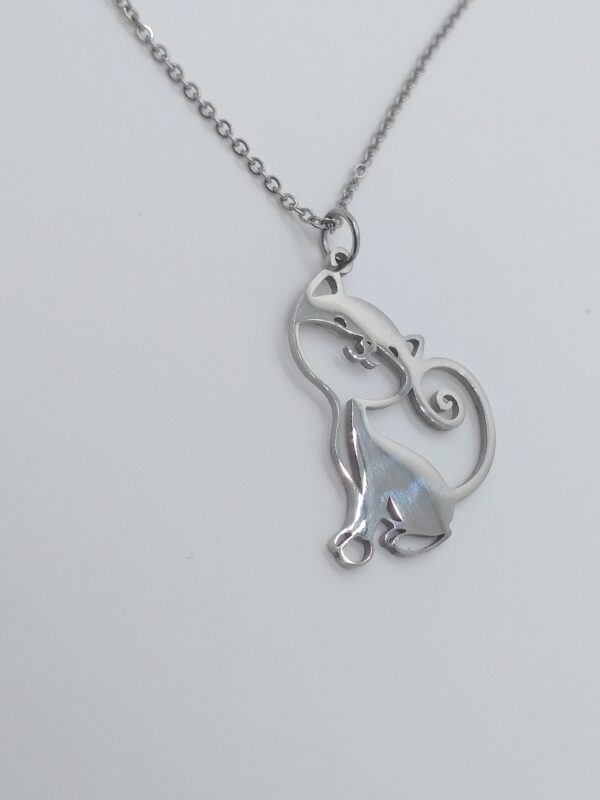 Collier Chat Assis – Image 5
